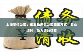 上海要债公司：东海岛追款公司联系方式：专业追讨，助力您的权益