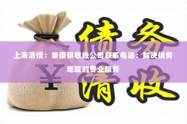 上海清债：景德镇收账公司联系电话：解决债务难题的专业服务
