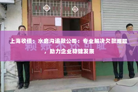 上海收债：水磨沟追款公司：专业解决欠款难题，助力企业稳健发展