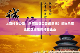 上海讨账公司：承德清数公司哪里找？揭秘承德地区数据服务领军企业