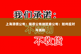 上海清债公司：催收公司骚扰我公司：如何应对与维权