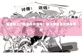 陆惠融上门催收服务揭秘：深入挖掘背后隐秘真相