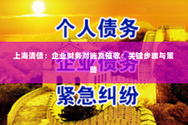 上海清债：企业财务对账及催收：关键步骤与策略