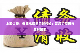 上海讨债：催收电话越来越频繁：背后的原因与应对策略
