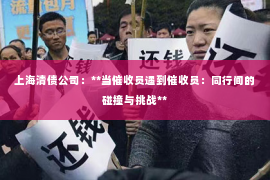 上海清债公司：**当催收员遇到催收员：同行间的碰撞与挑战**