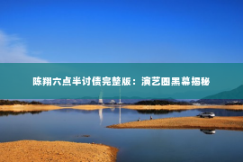 陈翔六点半讨债完整版：演艺圈黑幕揭秘