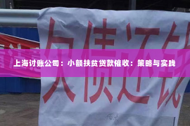 上海讨账公司：小额扶贫贷款催收：策略与实践