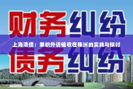上海清债：兼职外访催收在株洲的实践与探讨