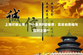 上海讨账公司：**小鱼贷P图催收：背后的真相与应对之策**