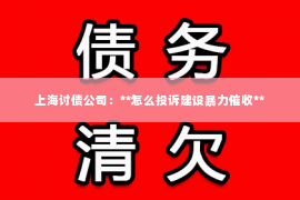 上海讨债公司：**怎么投诉建设暴力催收**