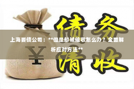 上海要债公司：**但是却被催收怎么办？全面解析应对方法**