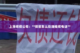 上海收债公司：**报警怎么处理催收电话**