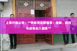 上海讨账公司：**快联贷逾期催收：理解、应对与避免陷入困境**