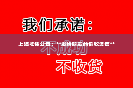 上海收债公司：**发给朋友的催收短信**