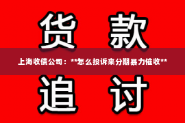 上海收债公司：**怎么投诉来分期暴力催收**