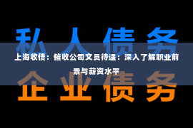 上海收债：催收公司文员待遇：深入了解职业前景与薪资水平