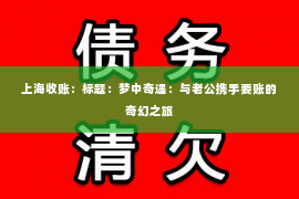 上海收账：标题：梦中奇遇：与老公携手要账的奇幻之旅