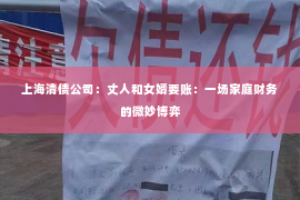 上海清债公司：丈人和女婿要账：一场家庭财务的微妙博弈