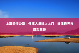 上海收债公司：催收人员晚上上门：法律边界与应对策略
