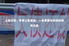上海讨债：学老公去要账：一场家庭与职场的跨界之旅
