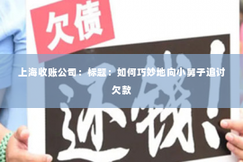 上海收账公司：标题：如何巧妙地向小舅子追讨欠款
