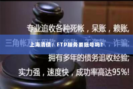 上海清债：FTP服务要账号吗？
