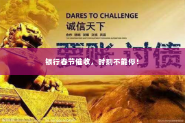 银行春节催收，时刻不能停！