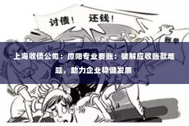 上海收债公司：原阳专业要账：破解应收账款难题，助力企业稳健发展