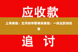 上海要账：王玲的早期视频要账：一段尘封的往事