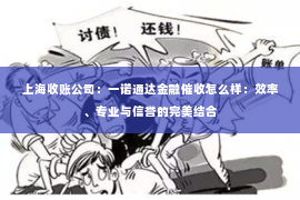 上海收账公司：一诺通达金融催收怎么样：效率、专业与信誉的完美结合