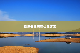 银行催收流程优化方案