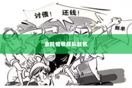 金融催收战队起名