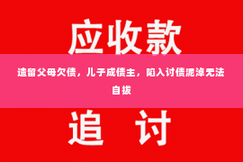 遗留父母欠债，儿子成债主，陷入讨债泥淖无法自拔