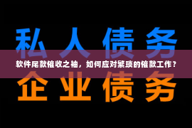 软件尾款催收之袖，如何应对繁琐的催款工作？