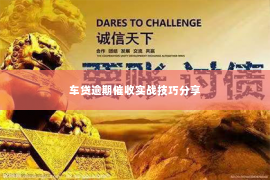 车贷逾期催收实战技巧分享