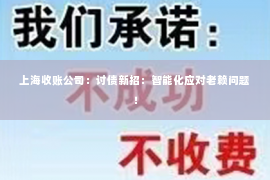 上海收账公司：讨债新招：智能化应对老赖问题！