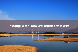 上海要账公司：讨债公司对担保人怎么处理
