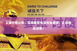上海讨债公司：花呗催收电话号码查询，让你轻松还款！