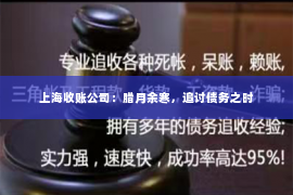 上海收账公司：腊月余寒，追讨债务之时