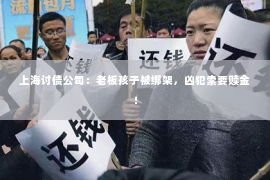 上海讨债公司：老板孩子被绑架，凶犯索要赎金！
