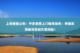 上海要账公司：平安惠普上门催收服务：快捷高效解决您的欠款问题！