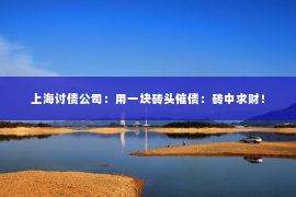 上海讨债公司：用一块砖头催债：砖中求财！