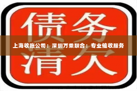 上海收账公司：深圳万乘联合：专业催收服务