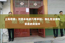 上海收债：欠债半年的六甲孕妇：挣扎在法律与家庭的夹缝中