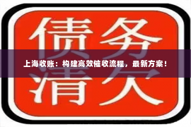 上海收账：构建高效催收流程，最新方案！
