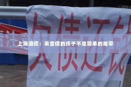 上海追债：来索债的孩子不是简单的难带