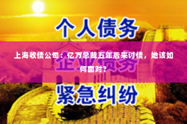 上海收债公司：亿万总裁五年后来讨债，她该如何面对？