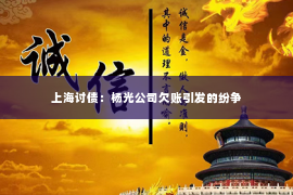 上海讨债：杨光公司欠账引发的纷争