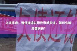 上海收账：曾仕强追讨债务穿越海洋，如何化解跨国纠纷？