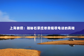 上海要债：揭秘石家庄恶意催收电话的真相